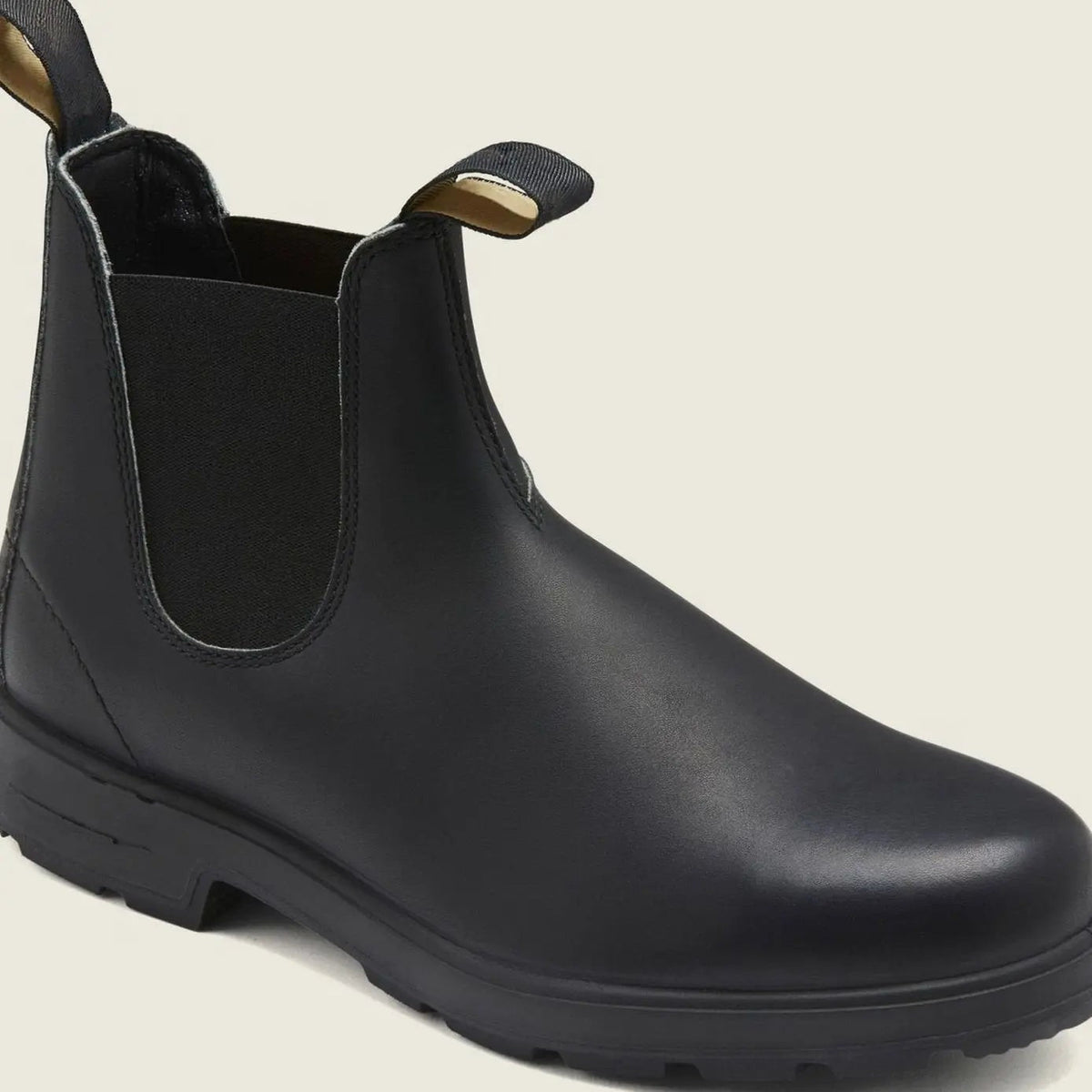 Weston | Men's Slip-On Elasticated Round-Toe Vegan Leather Chelsea Boots