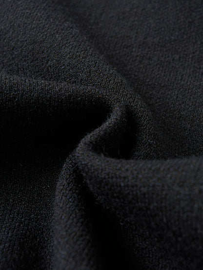 Ambrose | Men's Colour-Block Striped Funnel Neck Half-Zip Jumper