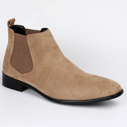 Dalton | Men's Pointed-Toe Slip-On Ankle-High Chelsea Boots
