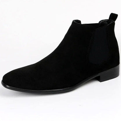 Dalton | Men's Pointed-Toe Slip-On Ankle-High Chelsea Boots