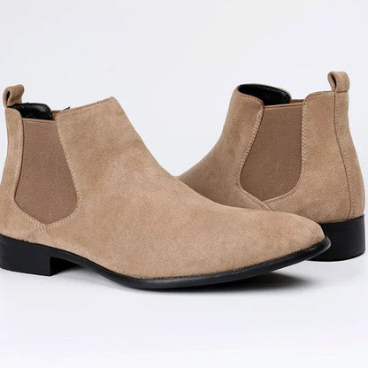 Dalton | Men's Pointed-Toe Slip-On Ankle-High Chelsea Boots