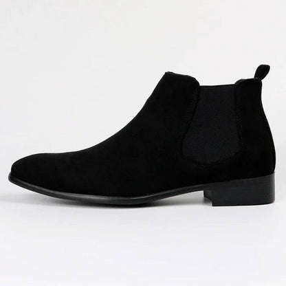 Dalton | Men's Pointed-Toe Slip-On Ankle-High Chelsea Boots