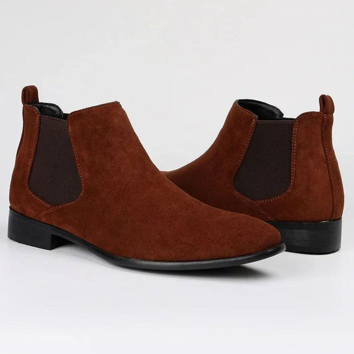 Dalton | Men's Pointed-Toe Slip-On Ankle-High Chelsea Boots
