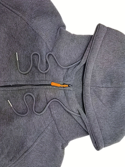 Marlow | Men's Quarter-Zip Raglan-Sleeve Drawstring-Hood Utility-Pocket Hoodie