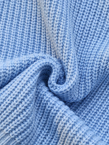 Rosalind | Women's Cowl-Neck Relaxed-Fit Batwing-Sleeve Button-Cuff Jumper